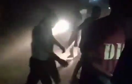 Thumbnail preview image for the video titled: Ambulance arrives to rescue casualties from Israeli night bombing of a house in Sabra neighborhood