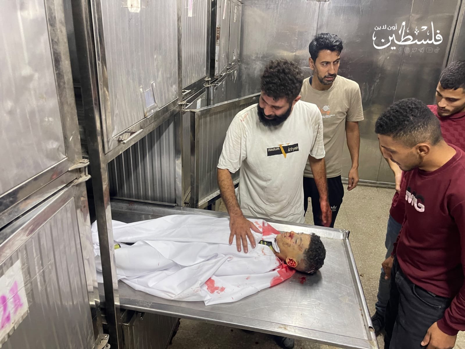 Thumbnail preview image for the video titled: Child Husam Hoso killed in Israeli night bombing of a house in the Sabra neighborhood