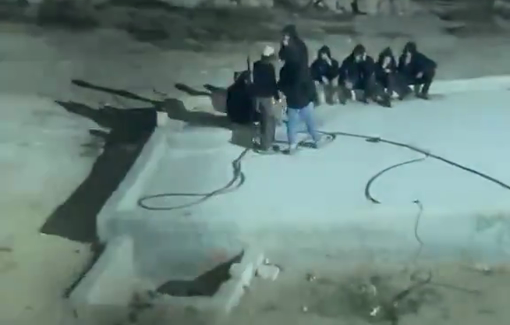 Thumbnail preview image for the video titled: Israeli settlers continue their siege of Youssef Shanaran’s home in Wadi al-Rakheem