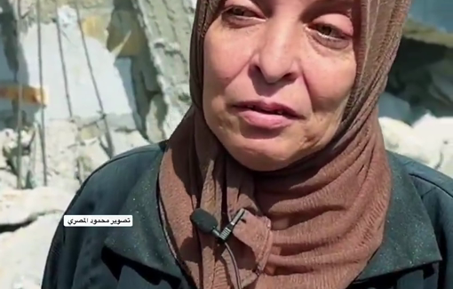 Thumbnail preview image for the video titled: Jihan Al-Najjar recounts events ahead of Israel's bombing of her family's house in Khan Younis
