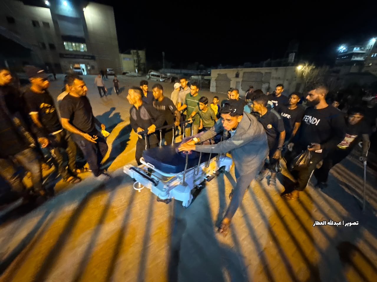 Thumbnail preview image for the video titled: Recovery of bodies of Palestinians killed by Israeli strike on tent in Khan Younis