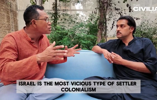 Thumbnail preview image for the video titled: Burmese genocide scholar Dr. Maung Zarni returned from Israel & Palestine where he witnessed 1st hand the harrowing situation unfolding