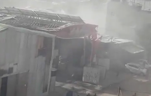 Thumbnail preview image for the video titled: First moments after Israeli drone killed a man in northern Gaza