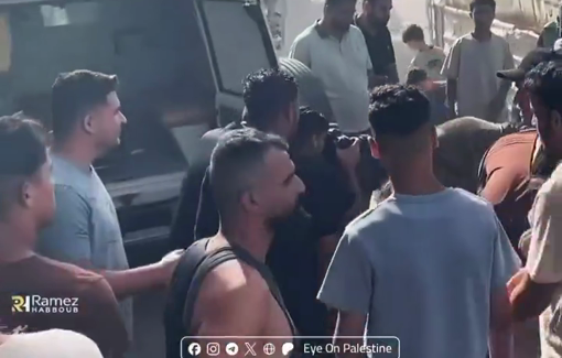 Thumbnail preview image for the video titled: Recovery of body of Palestinian killed in northern Gaza