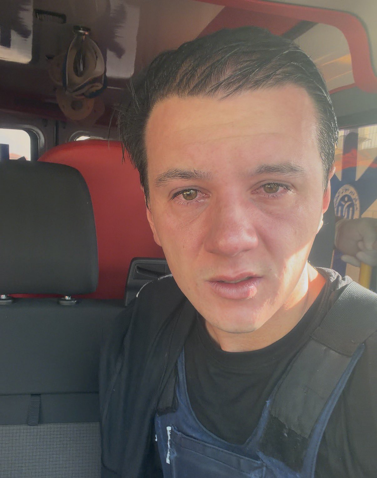 Thumbnail preview image for the video titled: Canadian journalist covering olive harvest, Fin de Pencier, pepper sprayed in the face by Israeli settlers in the village of Burqa