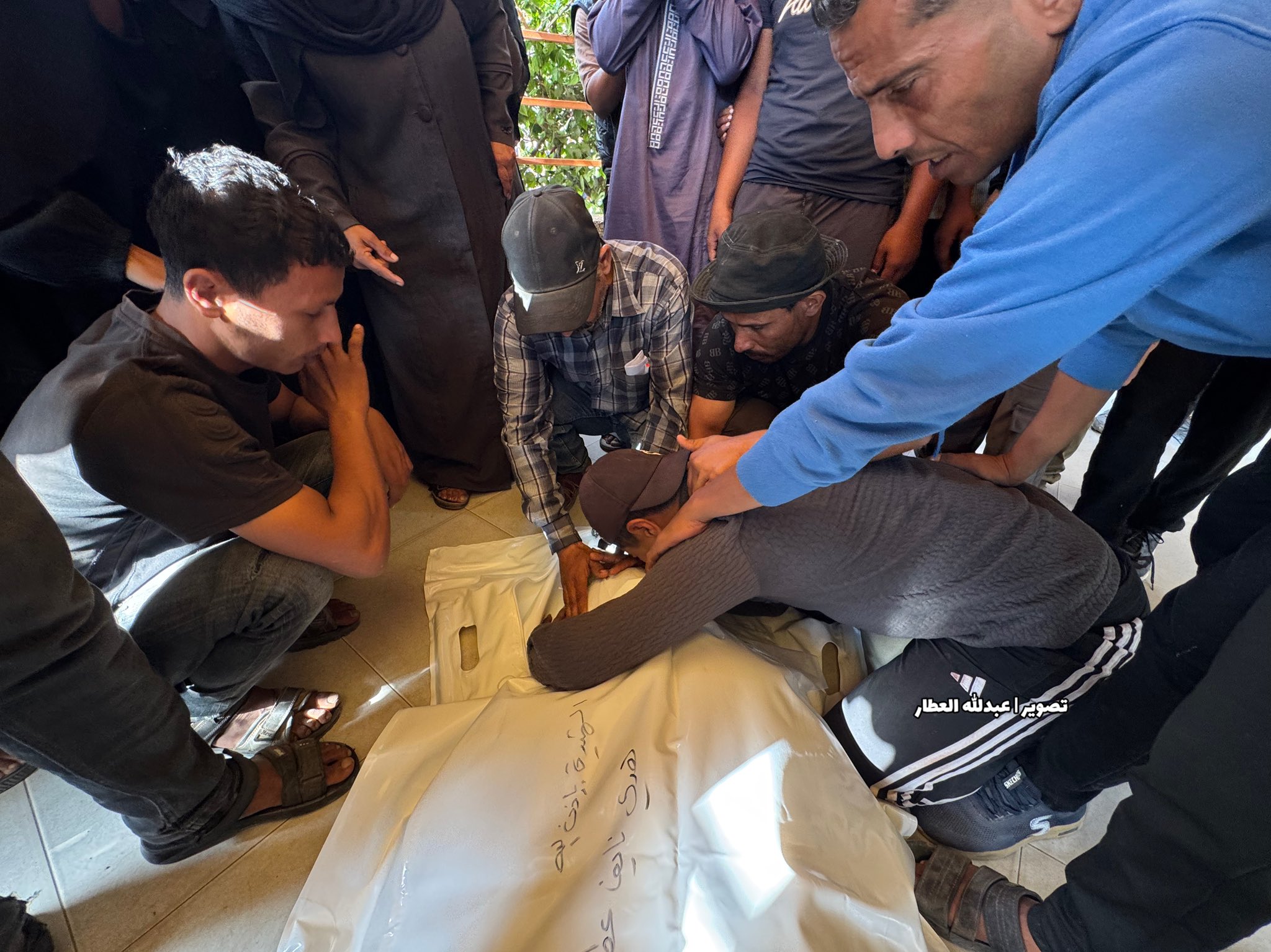 Thumbnail preview image for the video titled: Family mourns woman killed by Israeli gunfire in Al-Mawasi