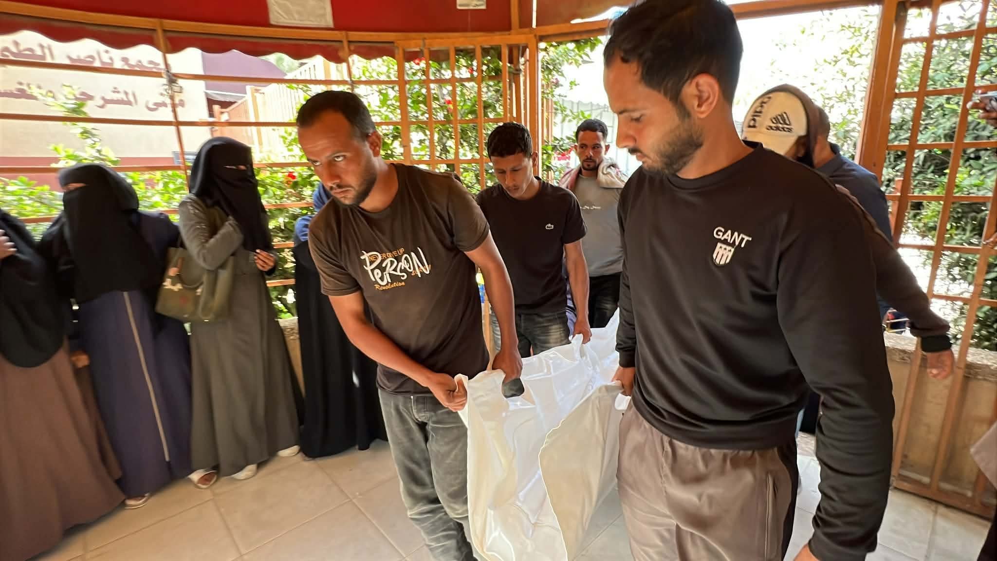 Thumbnail preview image for the video titled: Funeral of woman killed by Israeli gunfire in Al-Mawasi