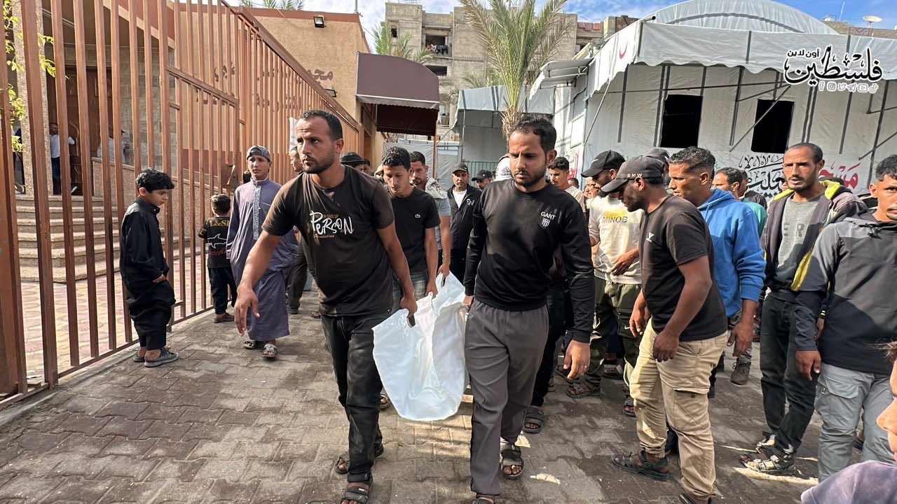 Thumbnail preview image for the video titled: Funeral of woman killed by Israeli gunfire in Al-Mawasi