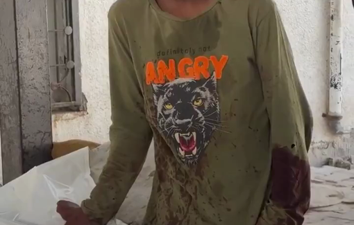 Thumbnail preview image for the video titled: Child recounts Israel's murder of his brother while they were salvaging scraps