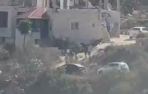 Thumbnail preview image for the video titled: Israeli forces arrested two Palestinian youths in the town of Silwad