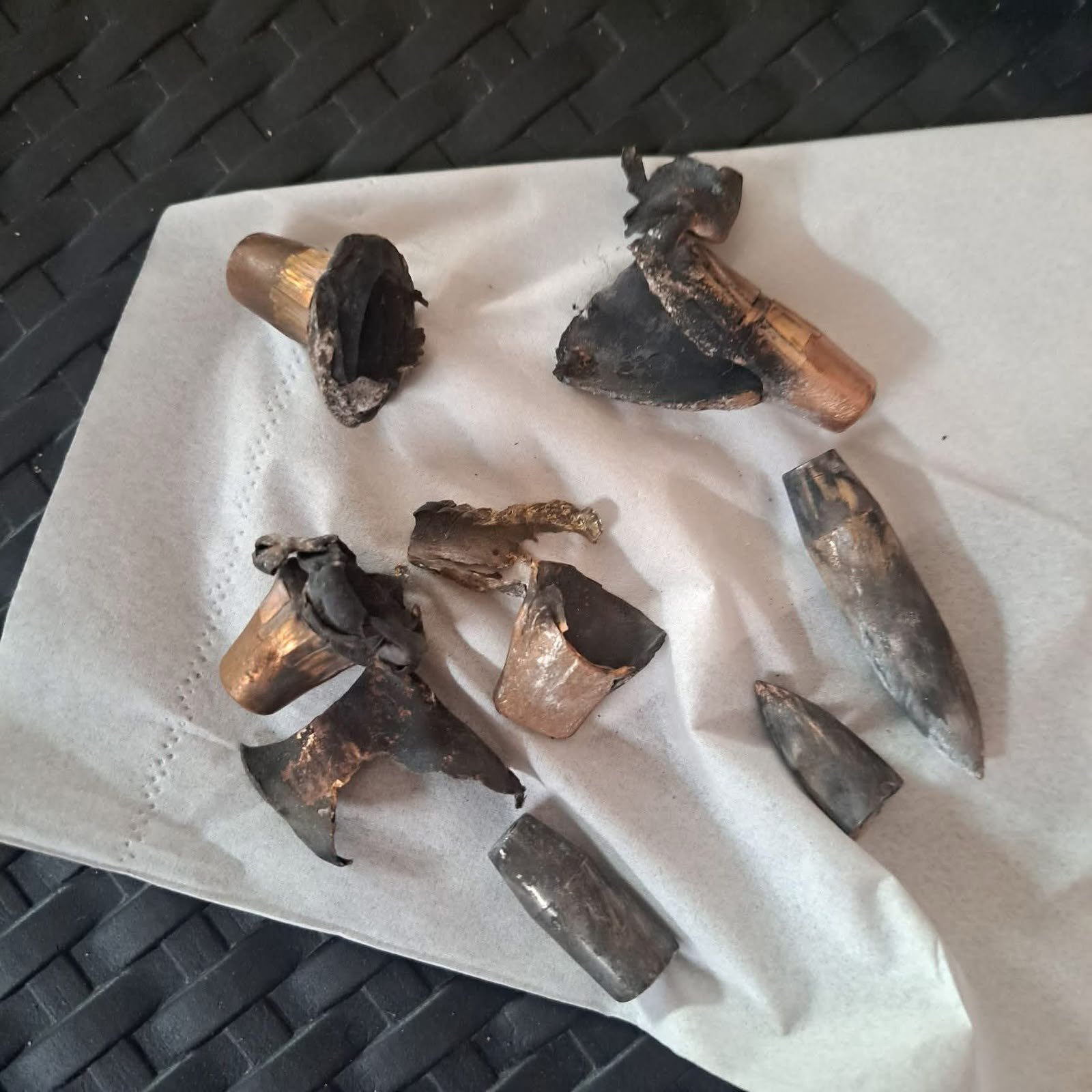 Thumbnail preview image for the video titled: Spent rounds found at homes following barrage of gunfire by the IDF in Hamad City, north Khan Younis
