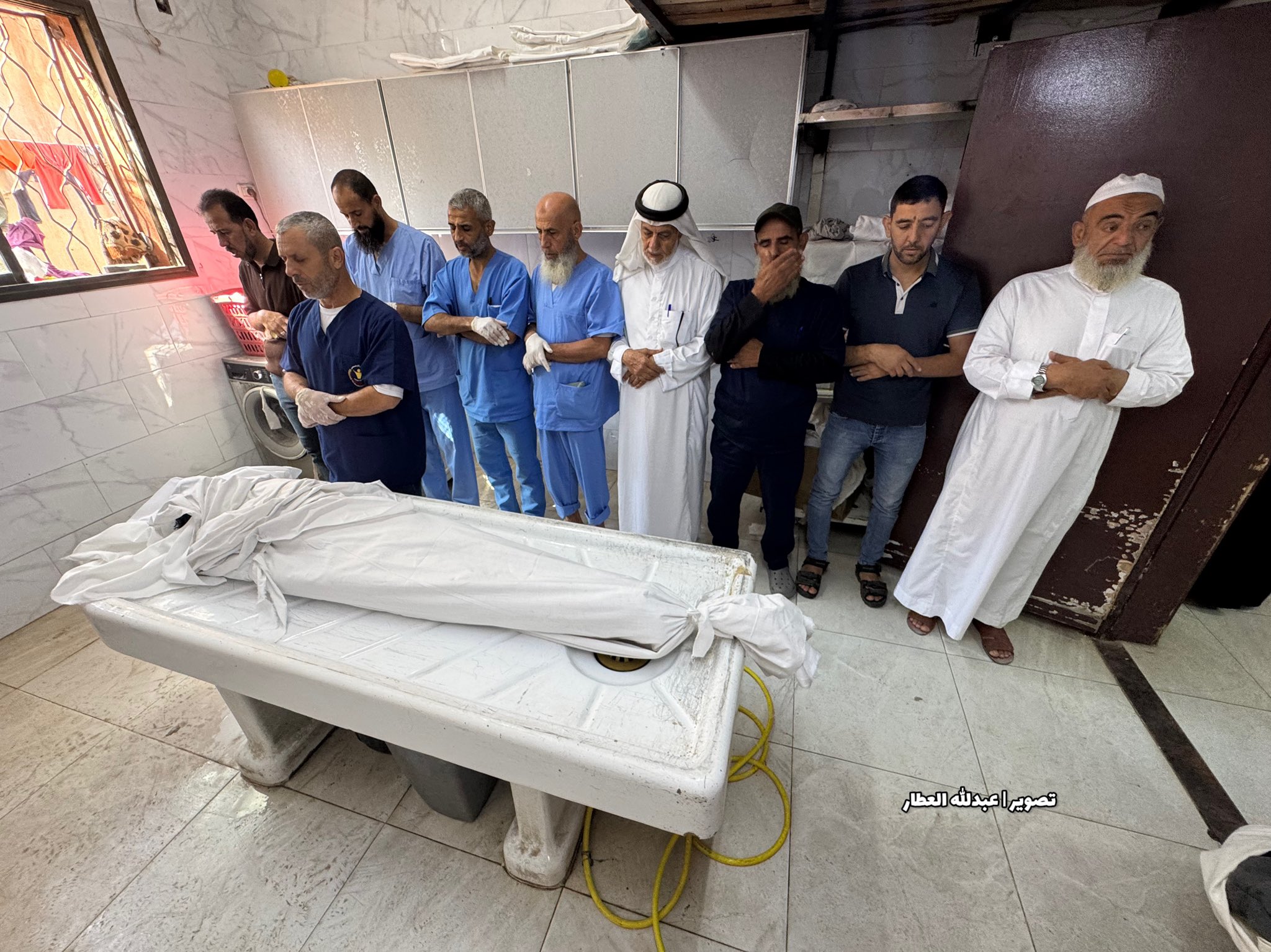 Thumbnail preview image for the video titled: Funeral prayer for child killed by Israeli gunfire in Khan Younis