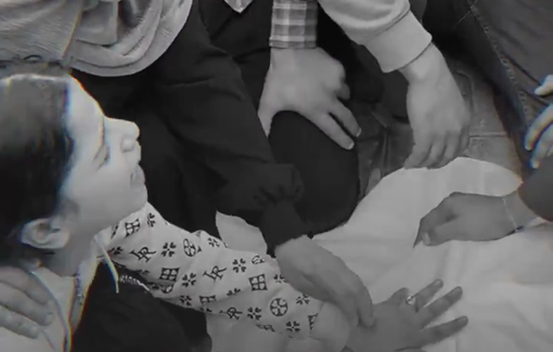 Thumbnail preview image for the video titled: Daughter bids farewell to her parents killed in an Israeli strike on their home