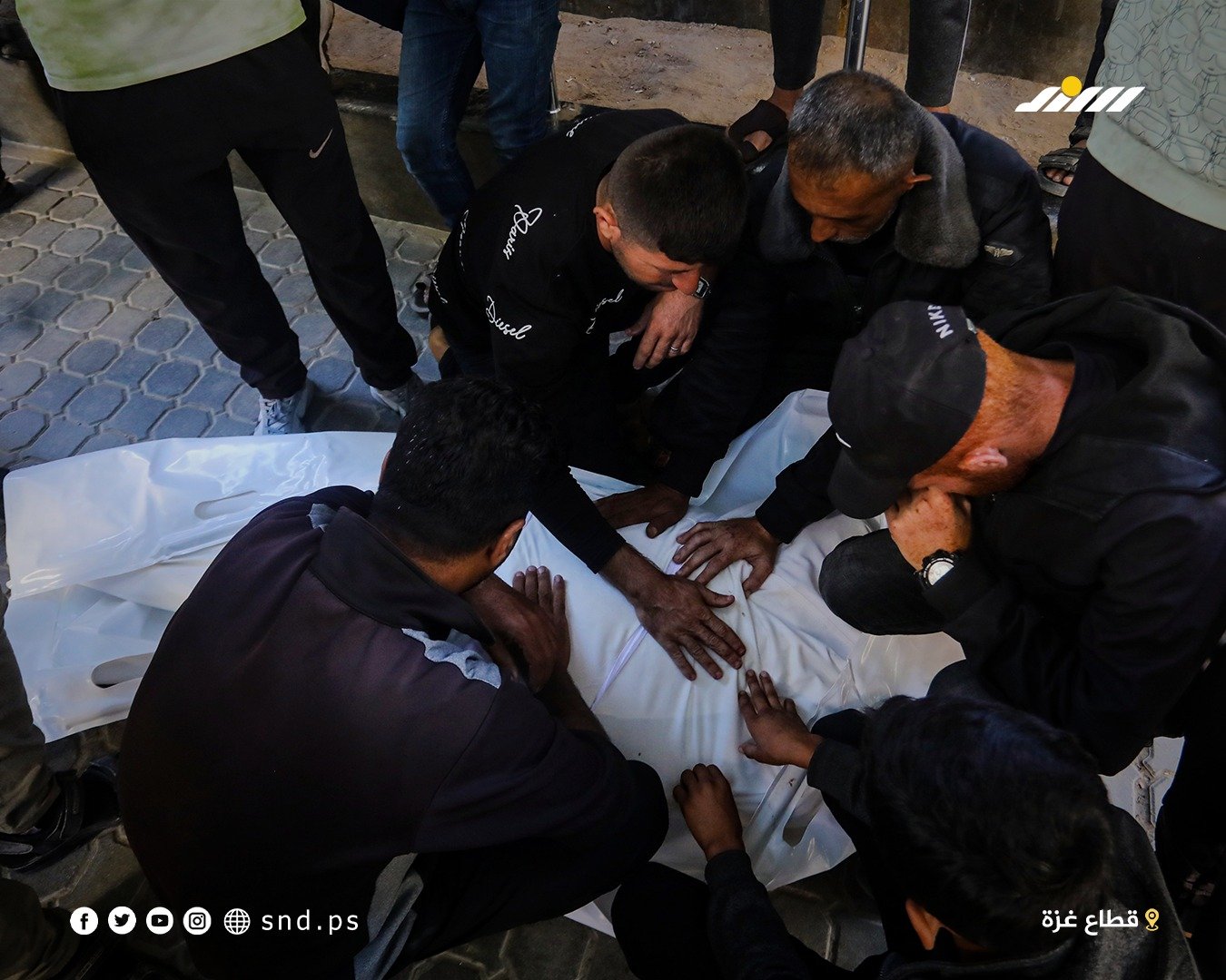 Thumbnail preview image for the video titled: Funeral of Yasin family parents killed in their sleep by an Israeli strike targeting their home