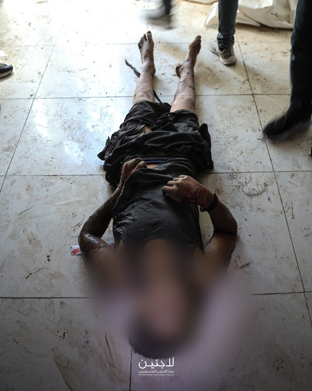 Thumbnail preview image for the video titled: Body of young Palestinian killed by Israeli forces in central Gaza