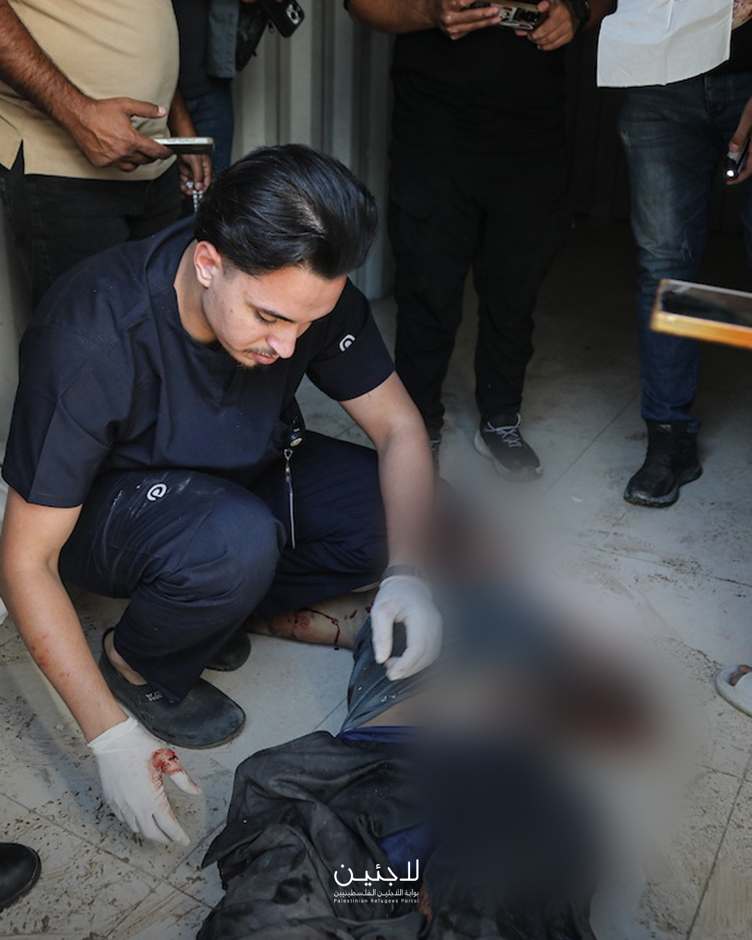 Thumbnail preview image for the video titled: Body of young Palestinian killed by Israeli forces in central Gaza