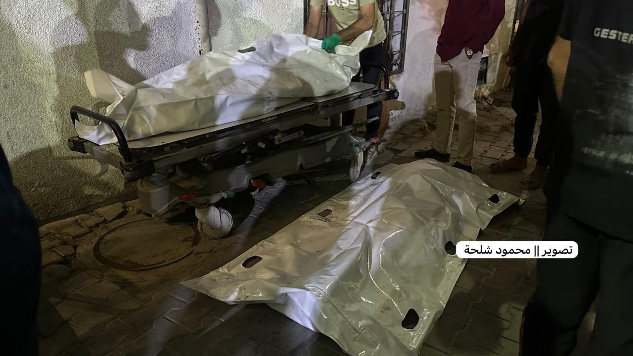 Thumbnail preview image for the video titled: Bodies of two young Palestinians beheaded in deadly Israeli strike targeting them
