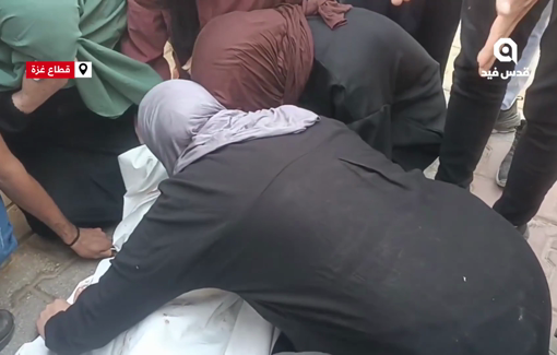 Thumbnail preview image for the video titled: Family mourns young boy killed the night before in an Israeli strike in Gaza City