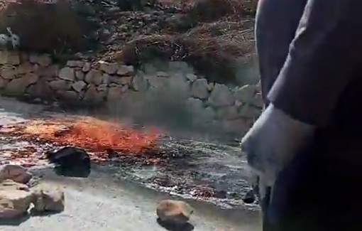 Thumbnail preview image for the video titled: Israeli settlers attacked local farmers in Asira al-Shamaliya