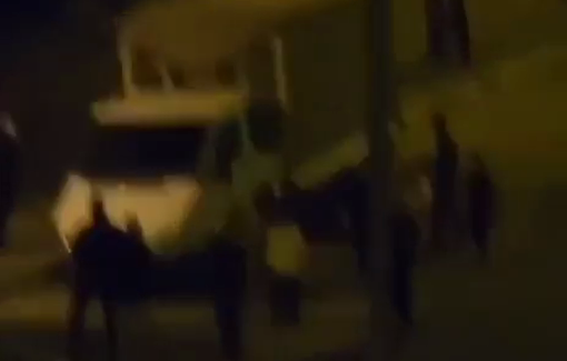 Thumbnail preview image for the video titled: Israeli forces evacuating Palestinian residents of Hebron / Al Khalil from their homes on foot