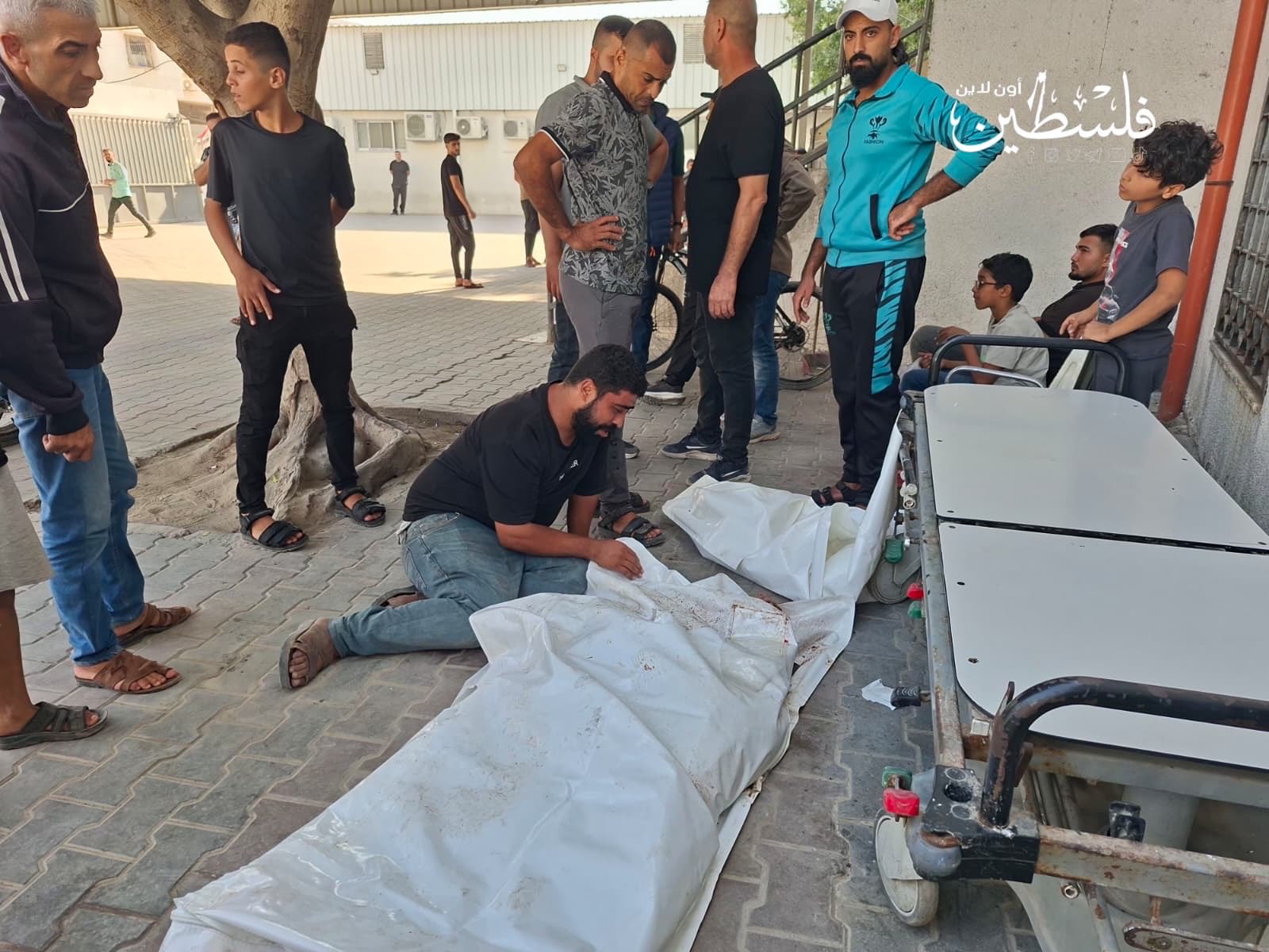 Thumbnail preview image for the video titled: Relative mourns police officer killed in Israeli drone strike on his car