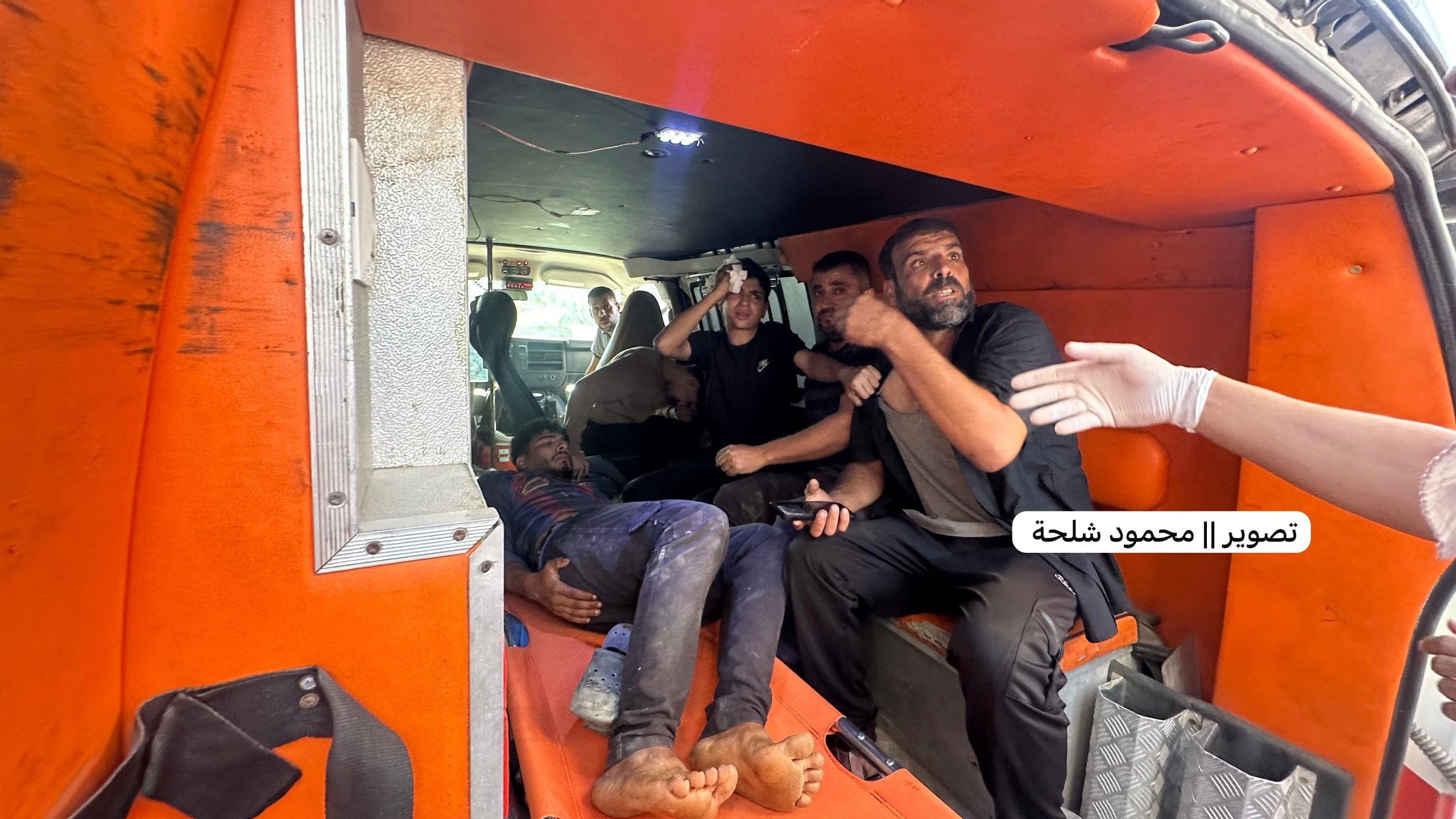 Thumbnail preview image for the video titled: Injuries following Israeli drone airstrike on a group of people in northern Gaza