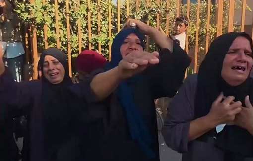 Thumbnail preview image for the video titled: Family bids farewell to young Palestinian killed on his bike in Khan Younis