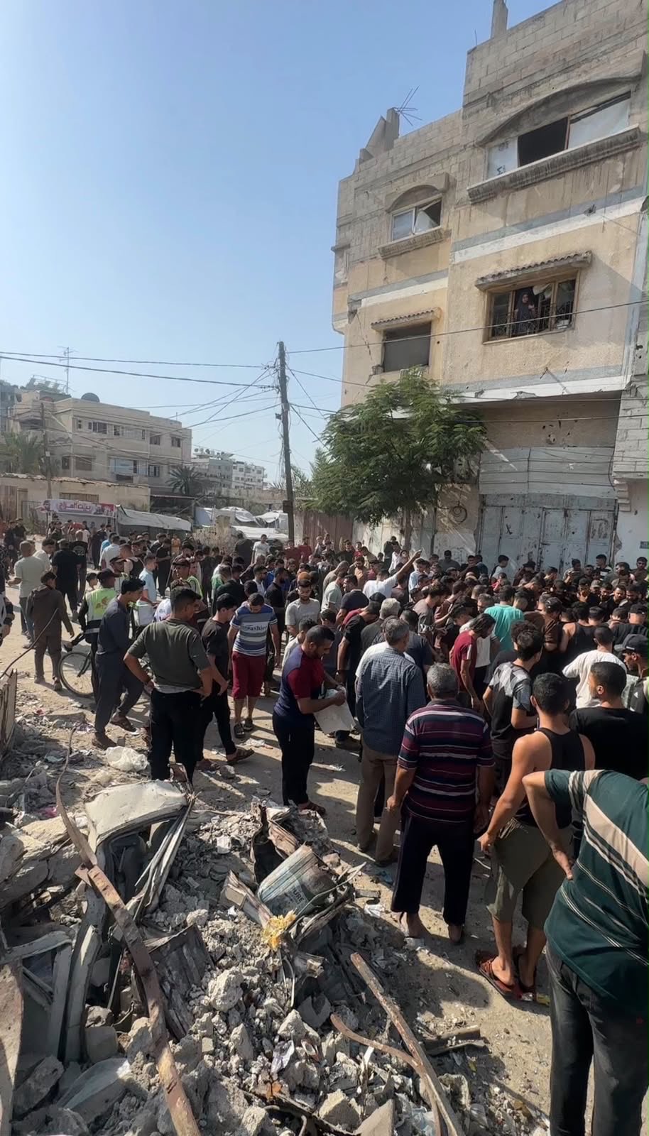 Thumbnail preview image for the video titled: Scene of Israel's massacre of two young men in Al-Nasr neighborhood