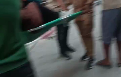 Thumbnail preview image for the video titled: Rush injured civilians to ambulance following Israeli drone strike on university