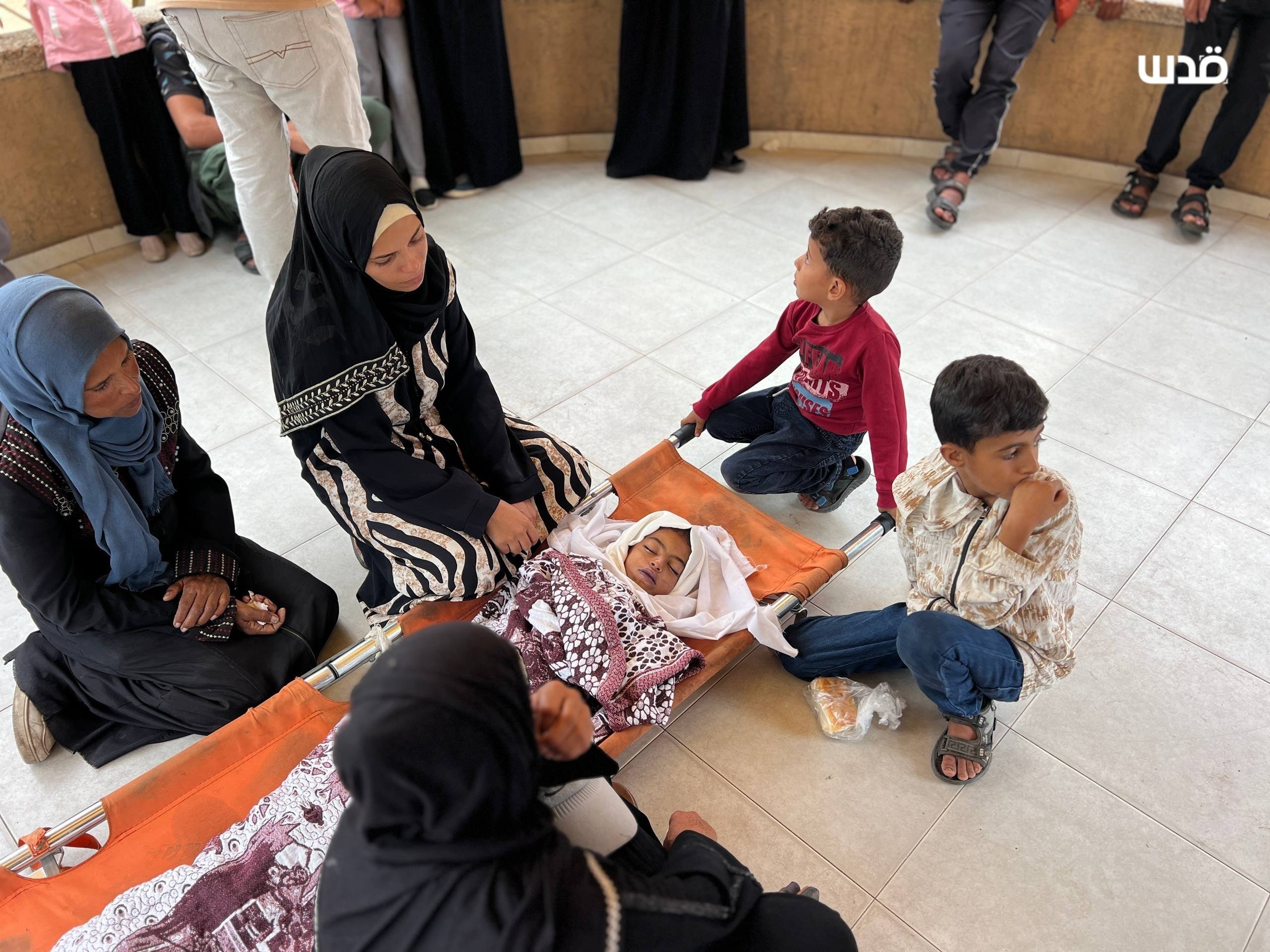 Thumbnail preview image for the video titled: Family mourns child shot in Al-Mawasi