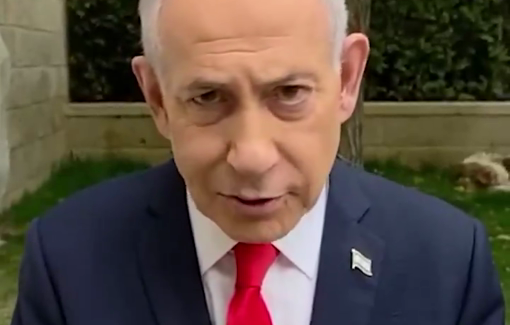 Thumbnail preview image for the video titled: Netanyahu fearmongering about large Arab turnout in Israeli elections