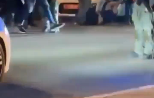 Thumbnail preview image for the video titled: Israeli police forces violently assaulting and detaining a young Palestinian man in the town of Abu Snan (48 Palestine)