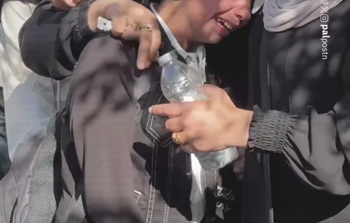 Thumbnail preview image for the video titled: Families mourn border crossing workers killed in direct Israeli airstrike