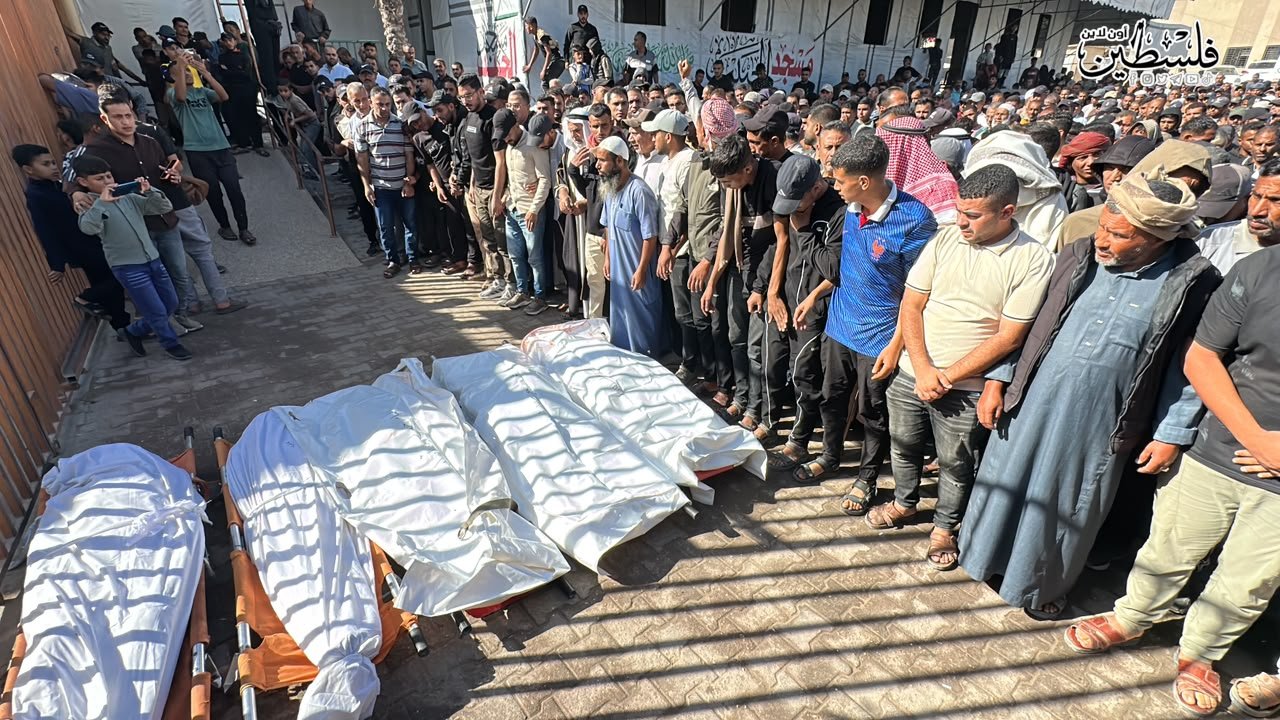Thumbnail preview image for the video titled: Funeral prayer for government workers killed in Israeli airstrike